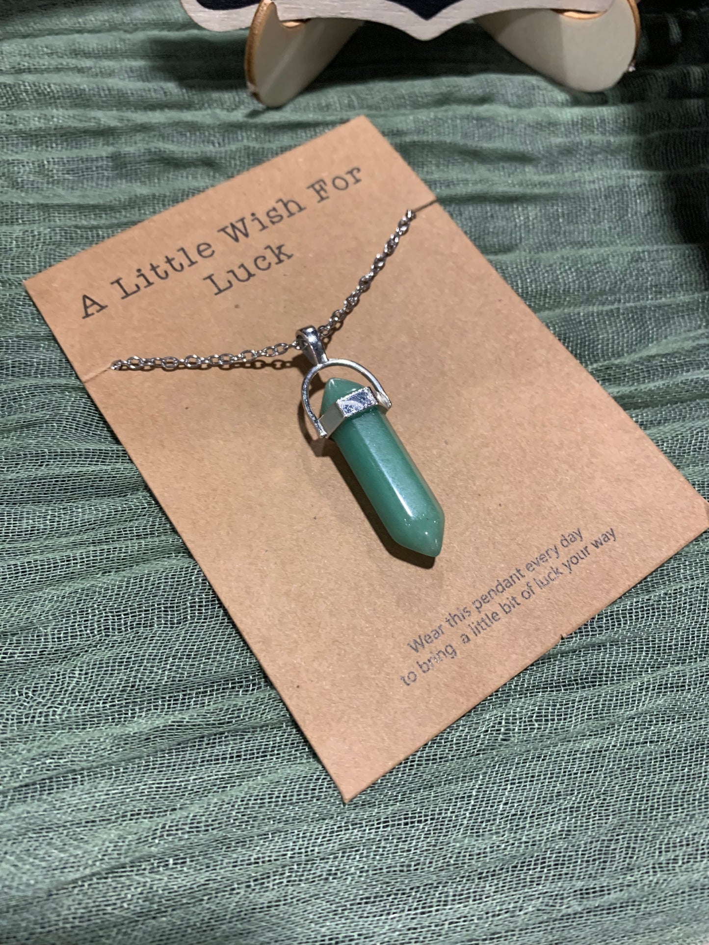 Green aventurine Pendant Necklace