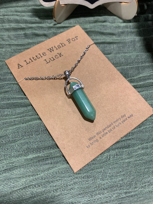 Green aventurine Pendant Necklace