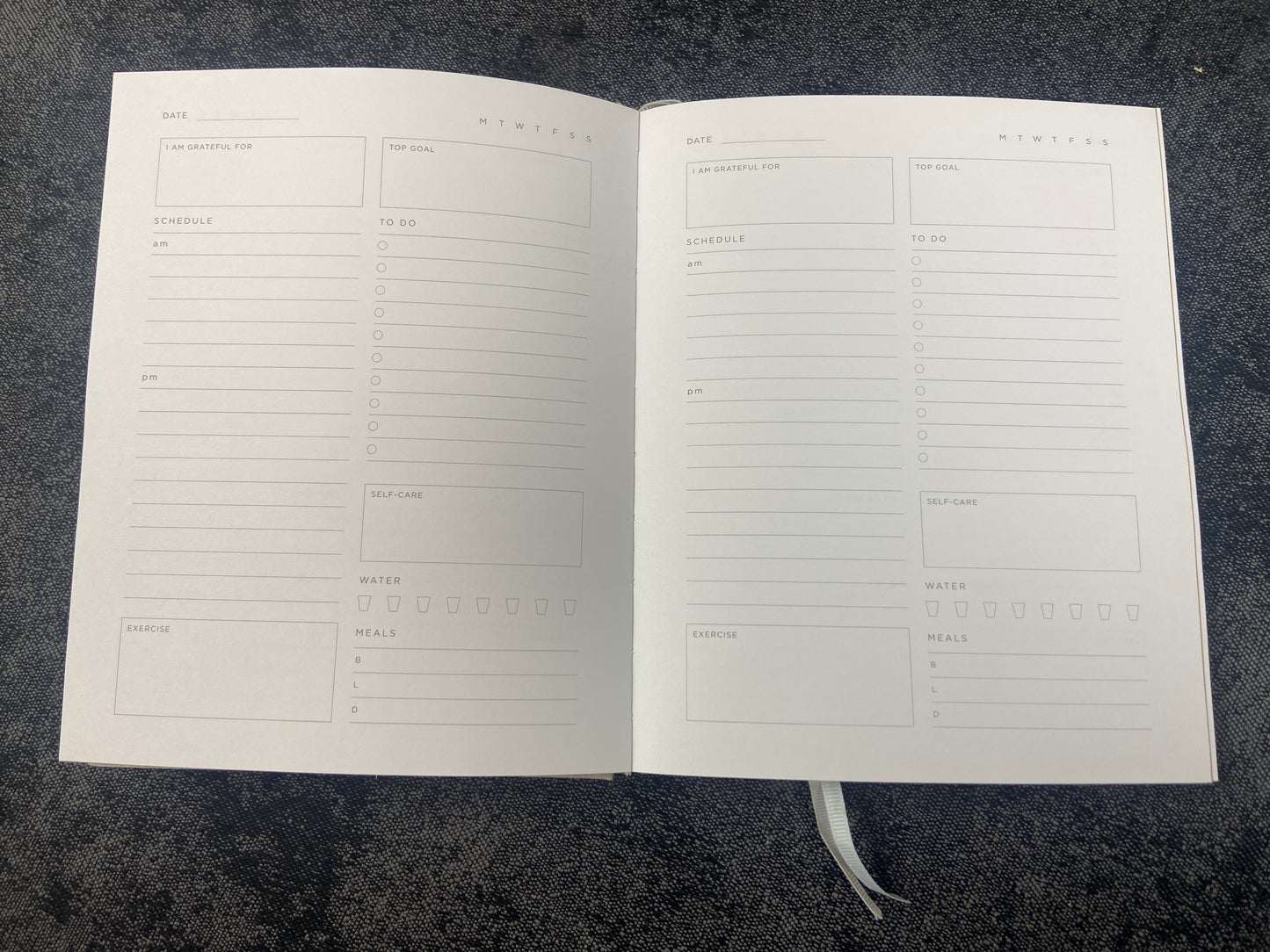 Self care journal daily undated journal